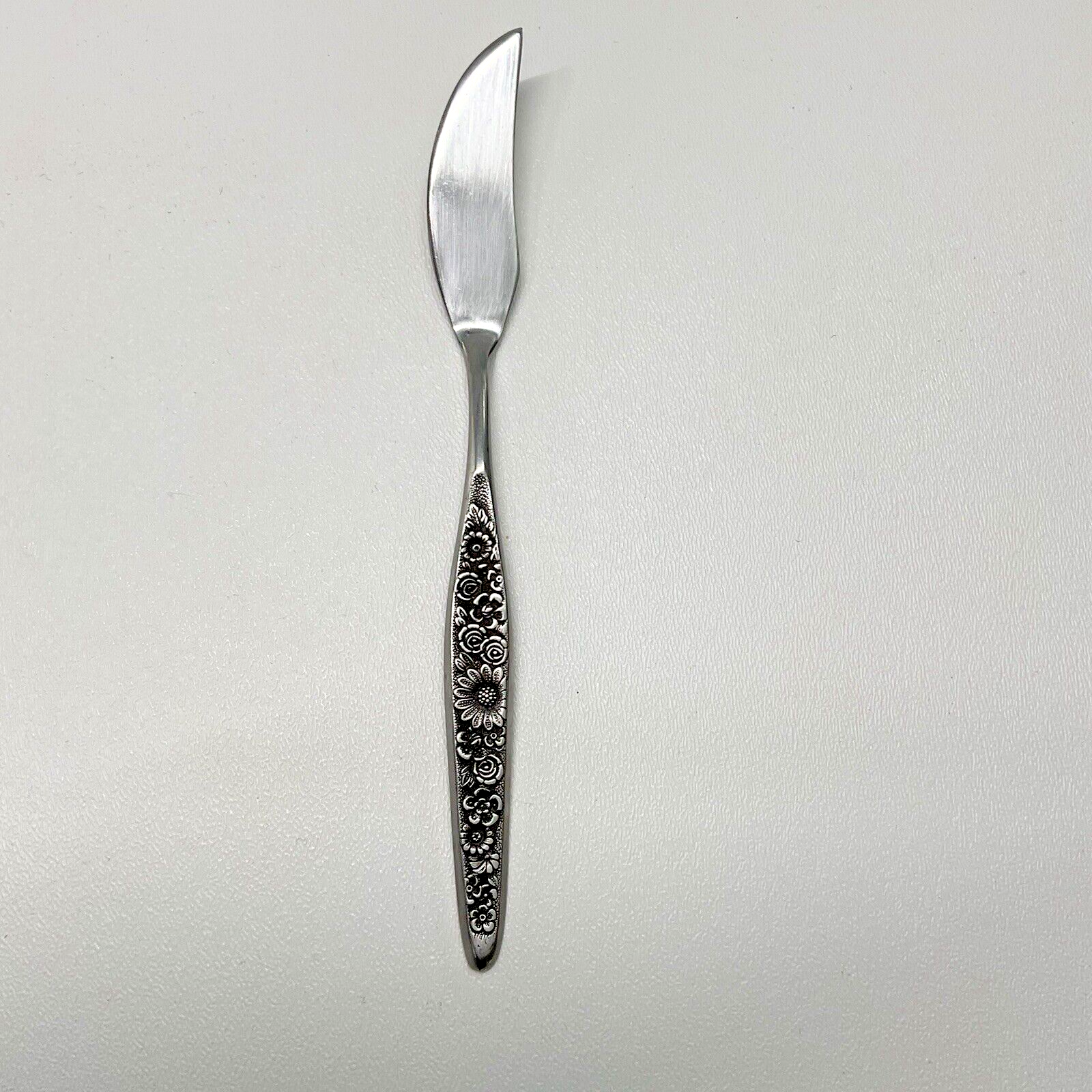 Butter Spreader Knife Jardinera Interpur Stainless Japan, Serving Floral... - $13.29