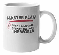Make Your Mark Design Master Plan Funny Graduation Coffee &amp; Tea Mug for Graduati - £15.63 GBP+