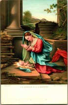 Firenze - La Vergine E Il S Bambino -Correggio By Stengel &amp; Co No.29846 Litho - £3.25 GBP