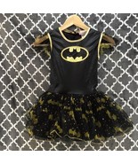 Rubies Batgirl Dress Tutu Black Yellow Dress Up Girls Sz M - $14.84