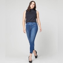 Spanx NWT $128 Distressed Ankle Skinny Jeans, Medium Wash Small - £50.35 GBP