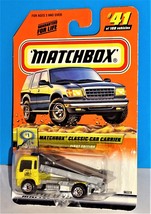 Matchbox 2000 Show Cars Series First Edition #41 Classic Car Carrier Yellow - $3.96