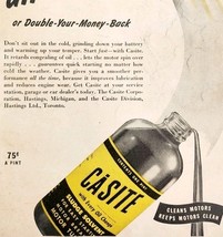 1947 Casite Sludge Solvent Car Engine Cleaner Advertisement Automobilia ... - $24.99