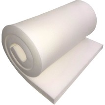 High Densiy 1X18X120 Upholstery Foam, White - $53.99