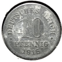 1918 German Empire 10 Pfennig Coin - $8.90