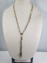Vintage Kenneth Cole New York Dangle Bars Gold Tone 24&quot; Necklace with/6&quot;... - €41,06 EUR
