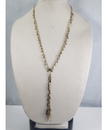 Vintage Kenneth Cole New York Dangle Bars Gold Tone 24&quot; Necklace with/6&quot;... - €40,77 EUR