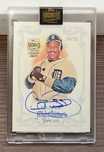 2021 Topps Archives Signature Series Cecil Fielder Auto /75 2013 Ginter Tigers - £32.80 GBP