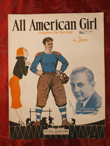Rare 1932 Sheet Music All American Girl Fox Trot Guy Lombardo Al Lewis - £7.76 GBP