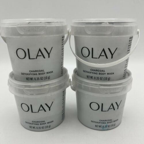 4 x Olay Charcoal Detoxifying Body Mask For Women 0.35 Oz  - $9.89