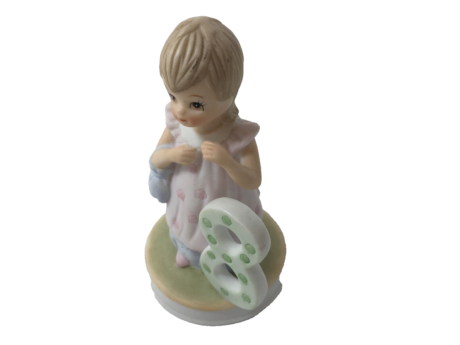Primary image for Geo Z Lefton The Christopher Collection Birthday Girl Figurine Age 8 03448H