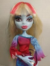 Monster High Music Festival Abbey Bominable Blonde Doll Red Purple Blue 10.5&quot; - £14.67 GBP