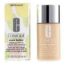 CLINIQUE Even Better Makeup Broad Spectrum SPF 15 1oz/30ml Reduces Dark ... - $21.38