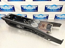 02-08 BMW 745I 745LI 750I FRONT CENTER CUP HOLDER CHROME BEZEL TRIM Q5901 image 14