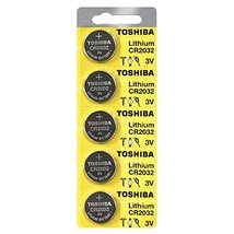 Toshiba CR2032 Battery 3V Lithium Coin Cell (500 Batteries) - £94.65 GBP