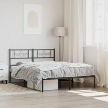  Bed Frame Metal Bed Frame Rectangular Bed Frame with Headboard - $3,316.30 MXN