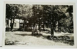 Canada Rppc LAC- Connelly Pine Croft Hotel Camping Real Photo 1940s Postcard I9 - £19.94 GBP