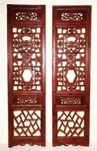 Antique Chinese Screen Panels (2975)(Pair); Cunninghamia Wood, Circa 180... - £352.17 GBP