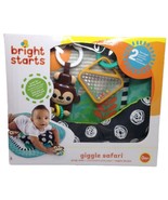 Bright Starts Giggle Safari Baby Prop Mat Tummy Time Infant Monkey Jungl... - $32.27 CAD