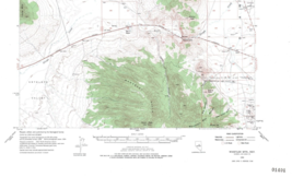 Whistler Mtn. Quadrangle, Nevada 1956 Topo Map USGS 15 Minute Topographic - £17.69 GBP