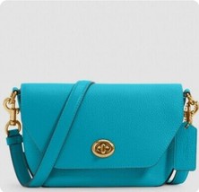 COACH KARLEE CROSSBODY LEATHER CLUTCH HANDBAG BIRTHDAY GIFT CHRISTMAS GIFT  - $170.00