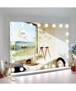 LilyHome 31.5&quot;x 23.6&quot; Vanity Mirror Makeup Mirror with Lights10X Large H... - €110,47 EUR