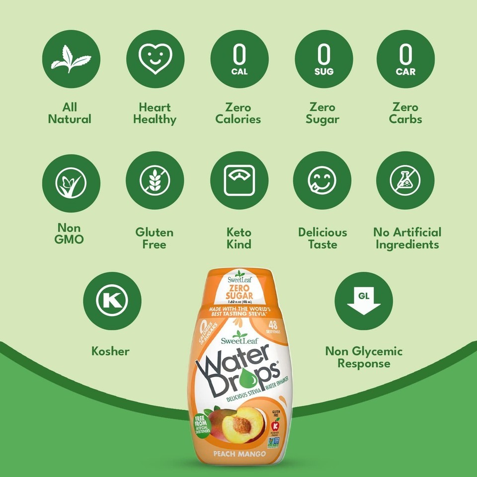 Flavorful Travel-Size Stevia Water Drops - Sugar-Free Delight in Every Drop Item image 11