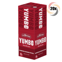 Full Box 20x Sticks Old Wisconsin Yumbo Hot &amp; Spicy Premium Sausage Stick | 2oz - $64.47