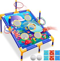 Family-Friendly 3-in-1 Bean Bag Toss Game - Safe &amp; Durable Fun for Toddlers - $77.17