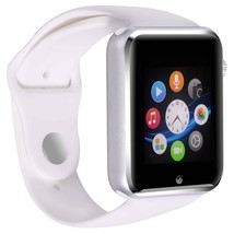 White Smart Watch Phone Bluetooth 1.54inch IPS Touch Screen Camera Gift Box - £35.32 GBP