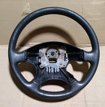 00 01 HONDA CRV SE  - STEERING WHEEL - DARK GREY LEATHER WRAP - OEM *FAD... - $87.22
