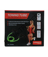 Toning Tube for Exercise Single Resistance Band Fitness Men Women Easy U... - £29.81 GBP