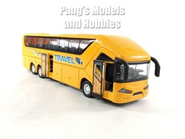 7.75 inch Travel Coach Bus w/ Lights &amp; Sound 1/60 Scale Diecast Model - ... - $22.76