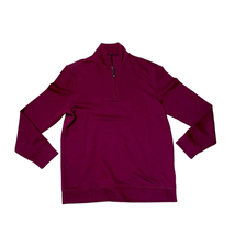 Tasso Elba Burgundy 3/4 zip pullover sweater sz M NWOTs - £22.16 GBP