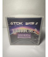 NEW Sealed Pack of 5 TDK Data CARTRIDGE Ultrium 2 200GB- 400GB D2405-LT0... - €16,96 EUR