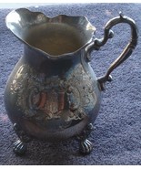 Beautiful BSC Silver Plate Footed Cream Pitcher - VGC - GREAT OLD CREAM ... - $936.77 MXN