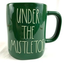 Rae Dunn Coffee Mug Green Under the Mistletoe 2020 Holiday Christmas - £29.66 GBP