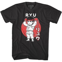 Street Fighter Chibi Ryu Men&#39;s T Shirt - £22.66 GBP+