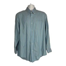 Lands End Mens Tailored Fit No Iron Pinpoint Oxford Button Down Shirt - $23.13