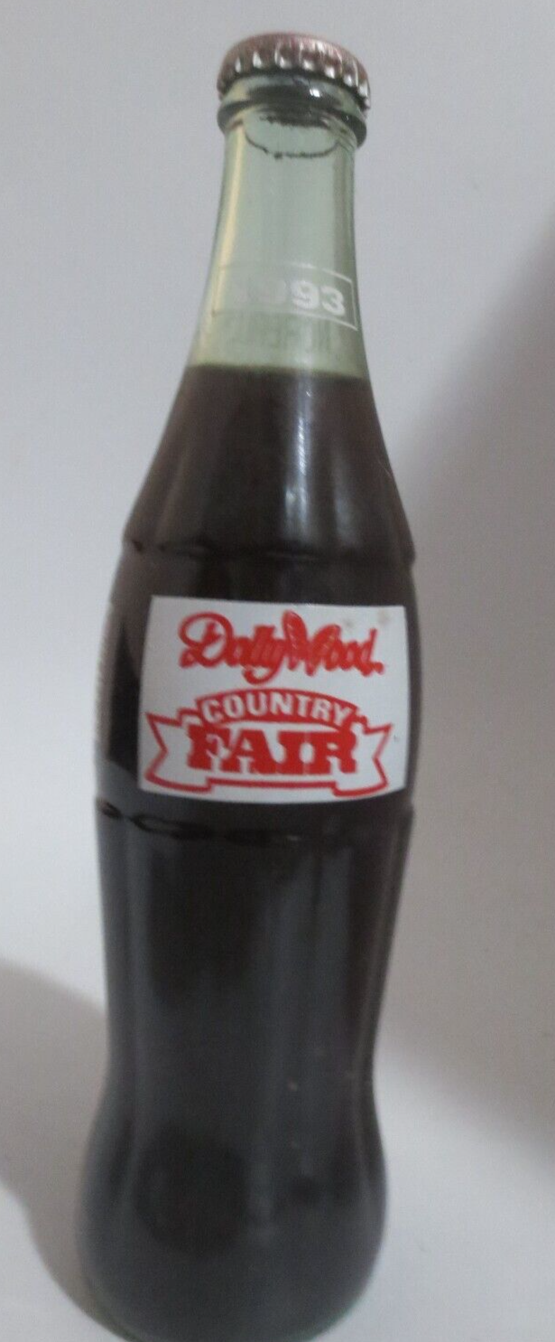 Primary image for Coca-Cola Dollywood Country Fair 1993 12 oz Bottle Full with Cap