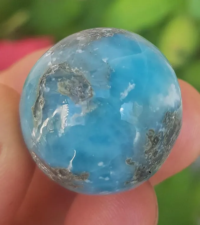 natural creation Larimar Gemstone  Dominican Pectolite Sphere 29 grams (... - €39,81 EUR natural creation Larimar Gemstone  Dominican Pectolite Sphere 29 grams (... - €39,81 EUR