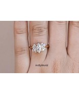 1.01CT Marquise Diamond Ring Gift for Her,Vintage Style Marquise Engagem... - $135.40 CAD