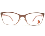Maui Jim Eyeglasses Frames MJO 2106-85M Matte Rose Gold Pink Cat Eye 52-... - £25.58 GBP