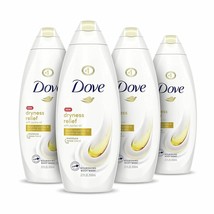 4 PACK DOVE BODY WASH FOR DRY SKIN EFFECTIVELY WASHES AWAY BACTERIA  - $49.50