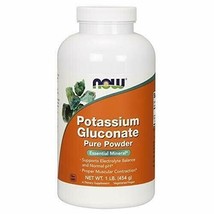 NOW Supplements, Potassium Gluconate Pure Powder 175 mg, Essential Mineral*, ... - £19.82 GBP
