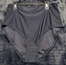 RELLECIGA Bikini Bottom Womens Size Large Black Polyamide Elastic Waist Pull On - £10.38 GBP