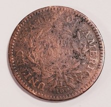 1796 Draped Bust Cent 1C in About Good AG Condition, 4 Digit Date, Cleaned - £357.20 GBP