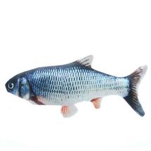 Dancing Fish Catnip Kicker Toy - Blue - £21.54 GBP