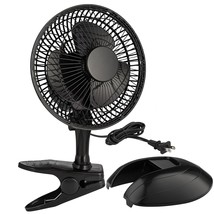 Portable Desk And Clip On Fan, 6 Inch Fans Small And Quiet Plug In, Small Person - £37.34 GBP