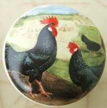 Cabinet Knobs Knob w/ Rooster Anacona #2 CHICKEN - £4.34 GBP